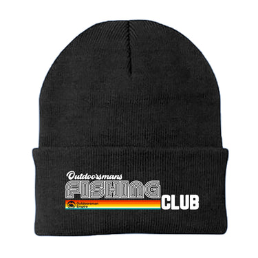Outdoorsman Fishing Club Disco Embroidered Beanie